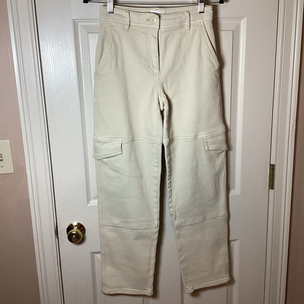 Wilfred Free Light Tan Cargo Pant Trousers Great Condition - Size 0